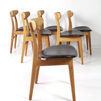 Esszimmerstühle CH30 von Hans J Wegner für Carl Hansen &amp; Søn, Dänemark, 70er Jahre