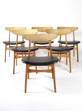 Dinning chairs CH30 by Hans J Wegner for Carl Hansen & Son Denmark 70's - Collectors - Net.Work