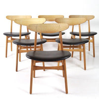 Esszimmerstühle CH30 von Hans J Wegner für Carl Hansen &amp; Søn, Dänemark, 70er Jahre