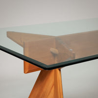Dinning table in Walnut, Italy 80's