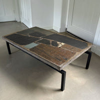Early brutalist coffee table, Paul Kingma, 1963, The Netherlands
