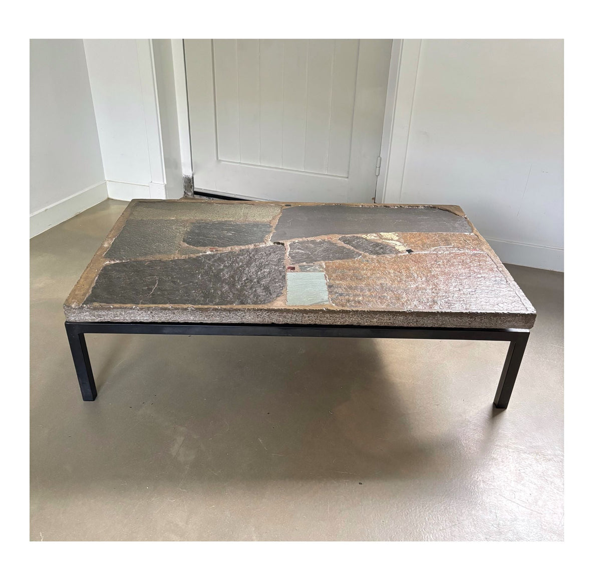 Early brutalist coffee table, Paul Kingma, 1963, The Netherlands