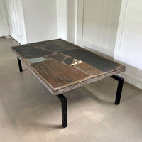 Early brutalist coffee table, Paul Kingma, 1963, The Netherlands