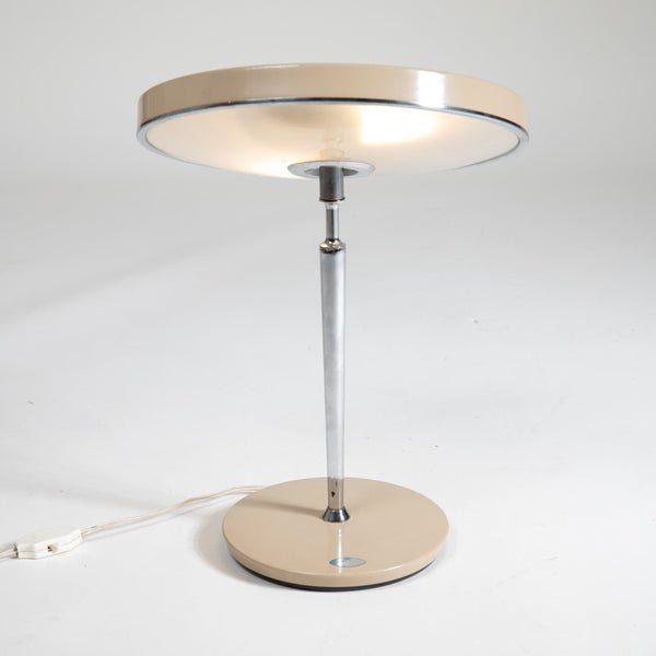 Äußerst seltene Phase Lampe in Beige von GEI, 1960er Jahre