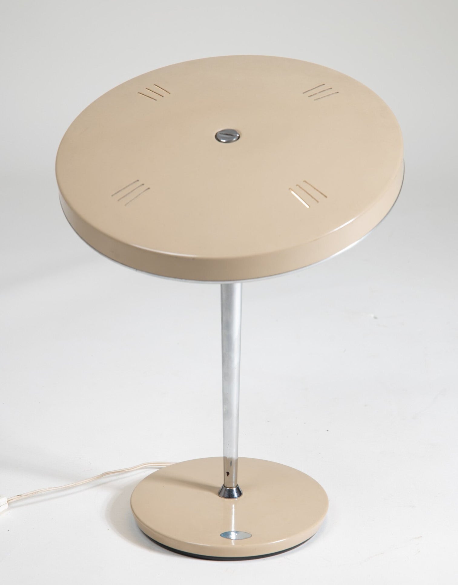 Extremely rare Fase lamp in beige by GEI, 1960's - COLLECTORS RDAM