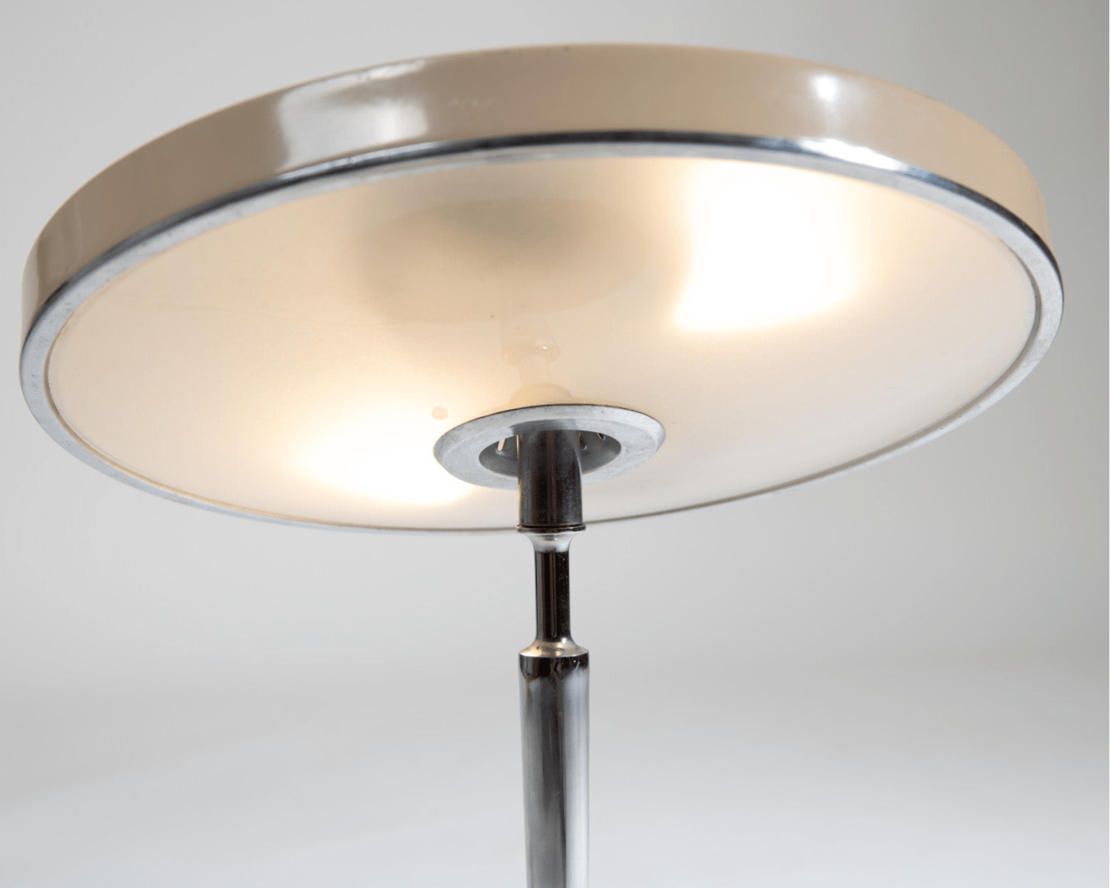 Extremely rare Fase lamp in beige by GEI, 1960's - COLLECTORS RDAM