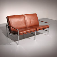 Fabricius &amp; Kastholm FK 6720 Ledersofa – Braun, dänisches Design