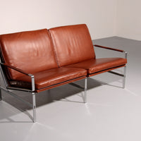 Fabricius &amp; Kastholm FK 6720 Ledersofa – Braun, dänisches Design