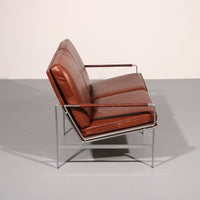 Fabricius &amp; Kastholm FK 6720 Ledersofa – Braun, dänisches Design