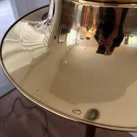 Scandinavian design floorlamp, oak base,aluminium shade – Norlett Elit, Sweden, 1970s