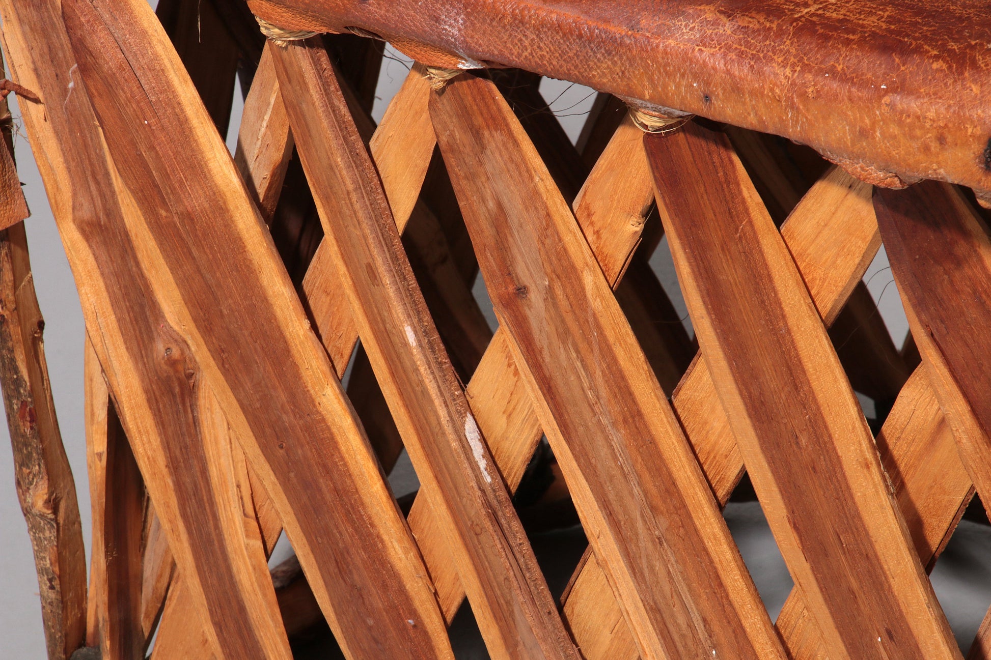 Folk Art Equipale Ostrich Chair Leather Mexico 1970s - Collectors - Net.Work