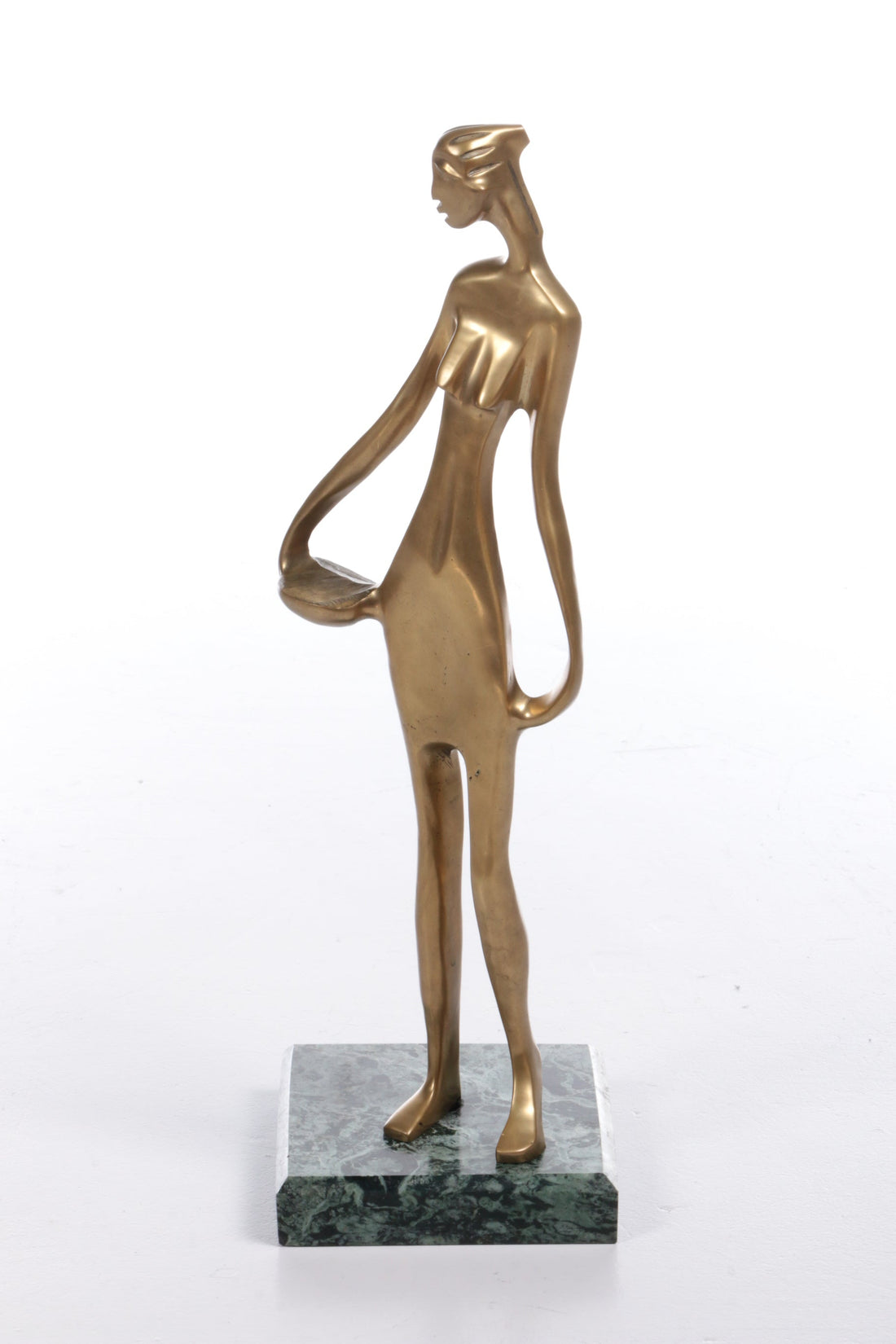 Franze Hagenauer Style Art Deco Statue of African woman on marble base, 1970s - Collectors - Net.Work