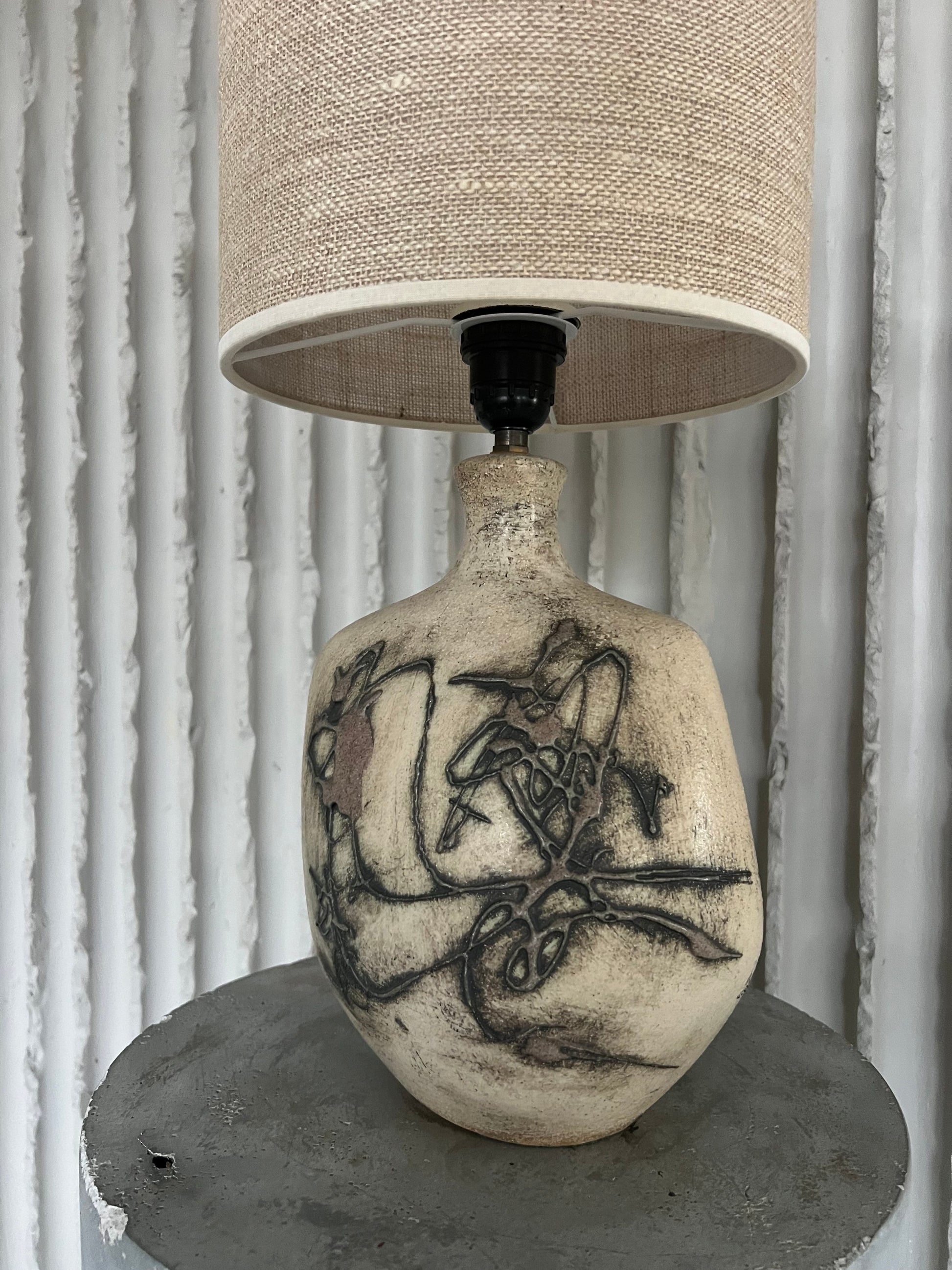 French Ceramic Table Lamp, 1970s - Collectors - Net.Work