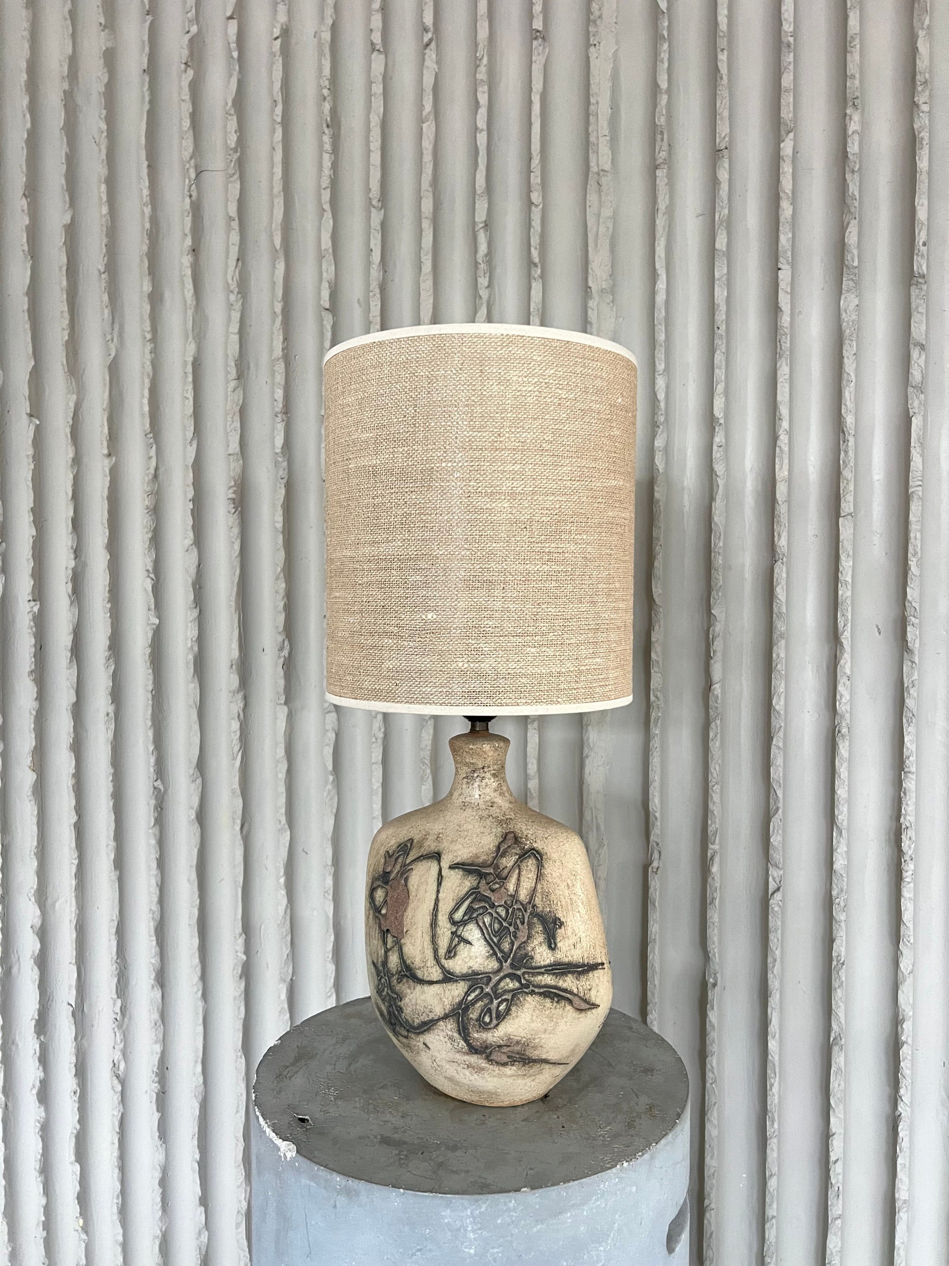 French Ceramic Table Lamp, 1970s - Collectors - Net.Work