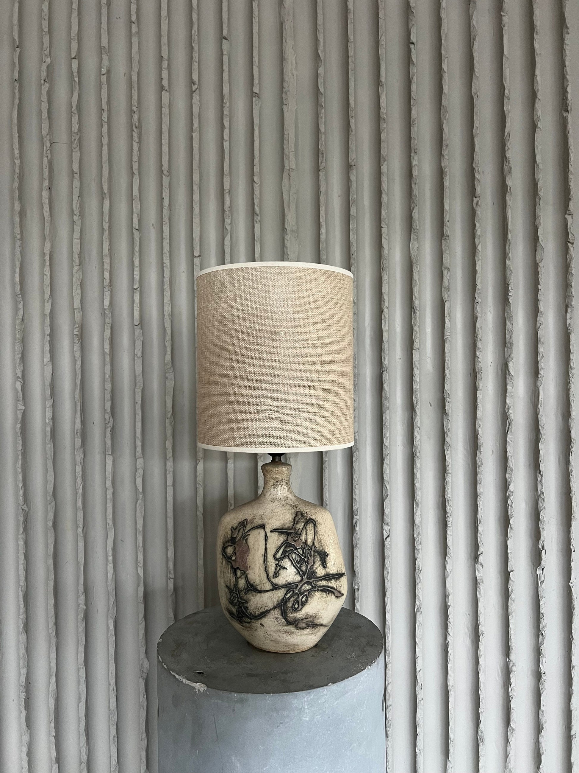 French Ceramic Table Lamp, 1970s - Collectors - Net.Work