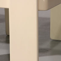 Gianfranco Frattini Stapeltafels voor Cassina – Origineel Gebroken Wit Lak