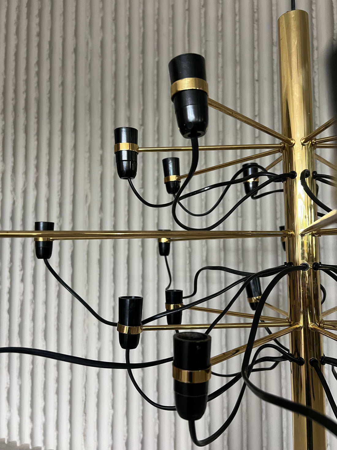 Gino Sarfatti for Flos Brass Chandelier - Collectors-Net.Work