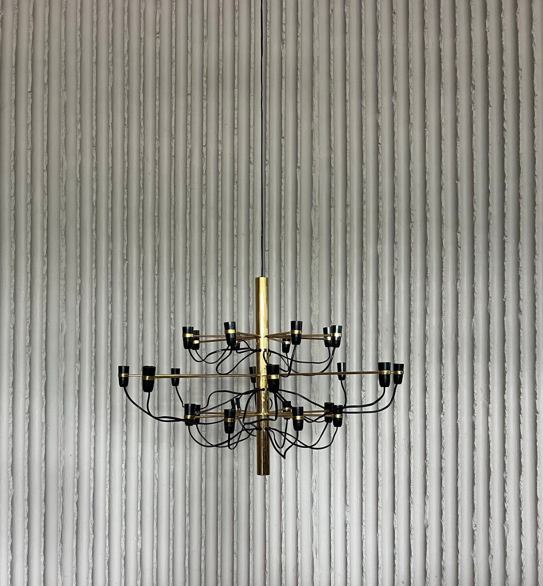 Gino Sarfatti for Flos Brass Chandelier - Collectors-Net.Work