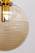 Glashütte Limburg Hanging Lamp Amber Glass, 1960s - Collectors - Net.Work