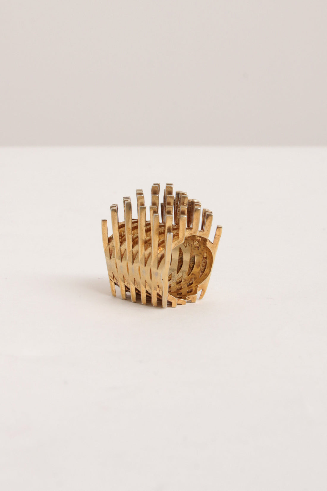 Gold - Plated Silver Design Ring – 1970s - Collectors - Net.Work