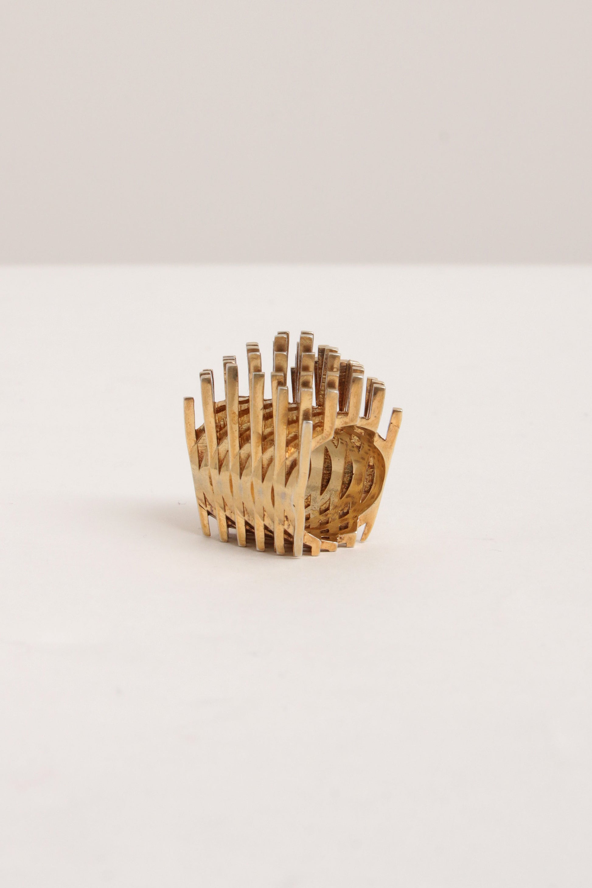 Gold - Plated Silver Design Ring – 1970s - Collectors - Net.Work