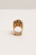 Gold - Plated Silver Design Ring – 1970s - Collectors - Net.Work