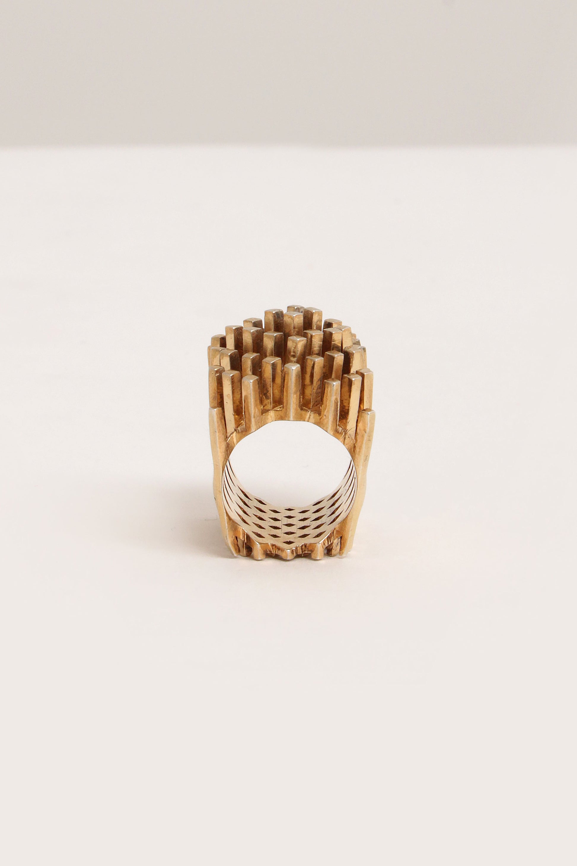 Gold - Plated Silver Design Ring – 1970s - Collectors - Net.Work