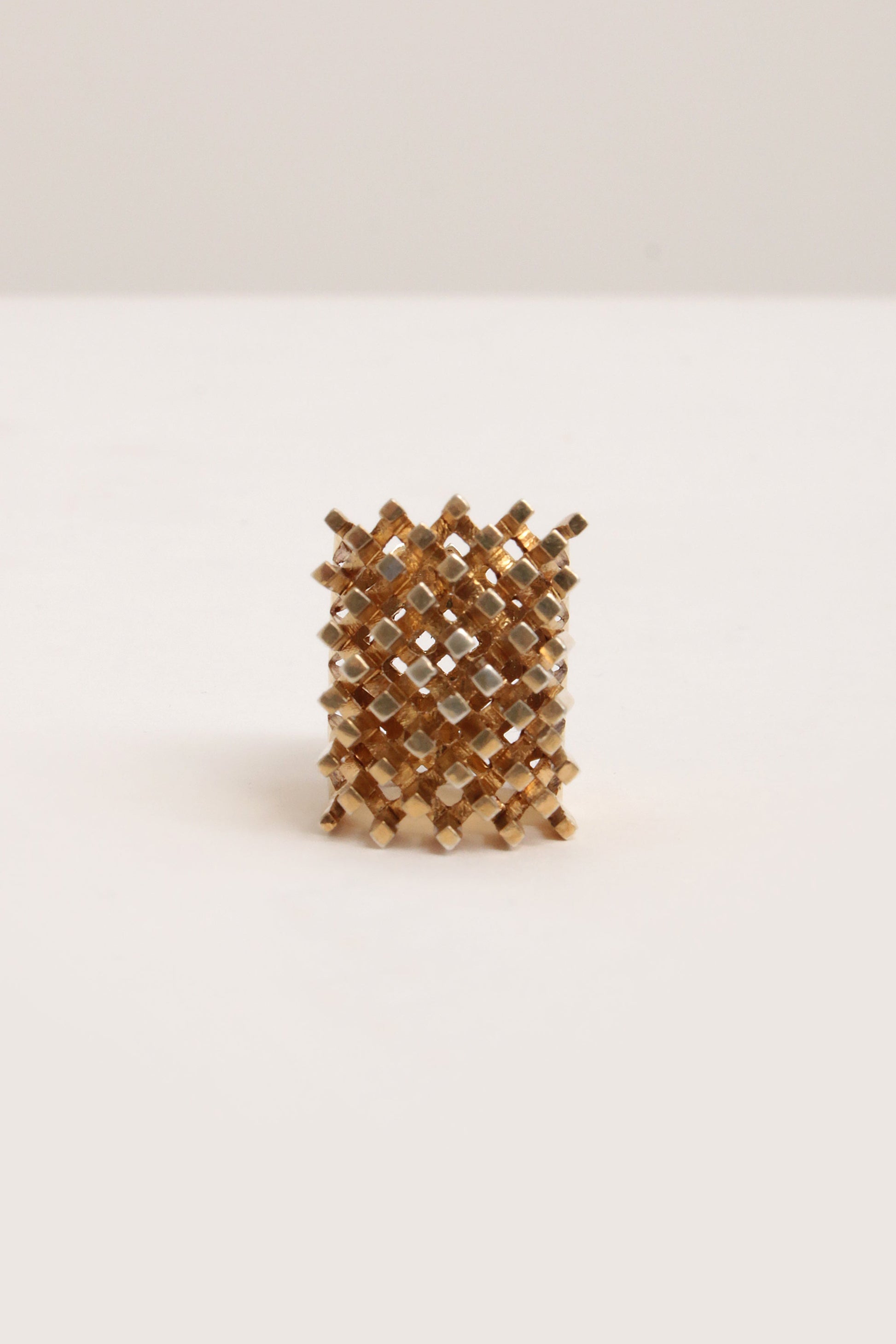 Gold - Plated Silver Design Ring – 1970s - Collectors - Net.Work