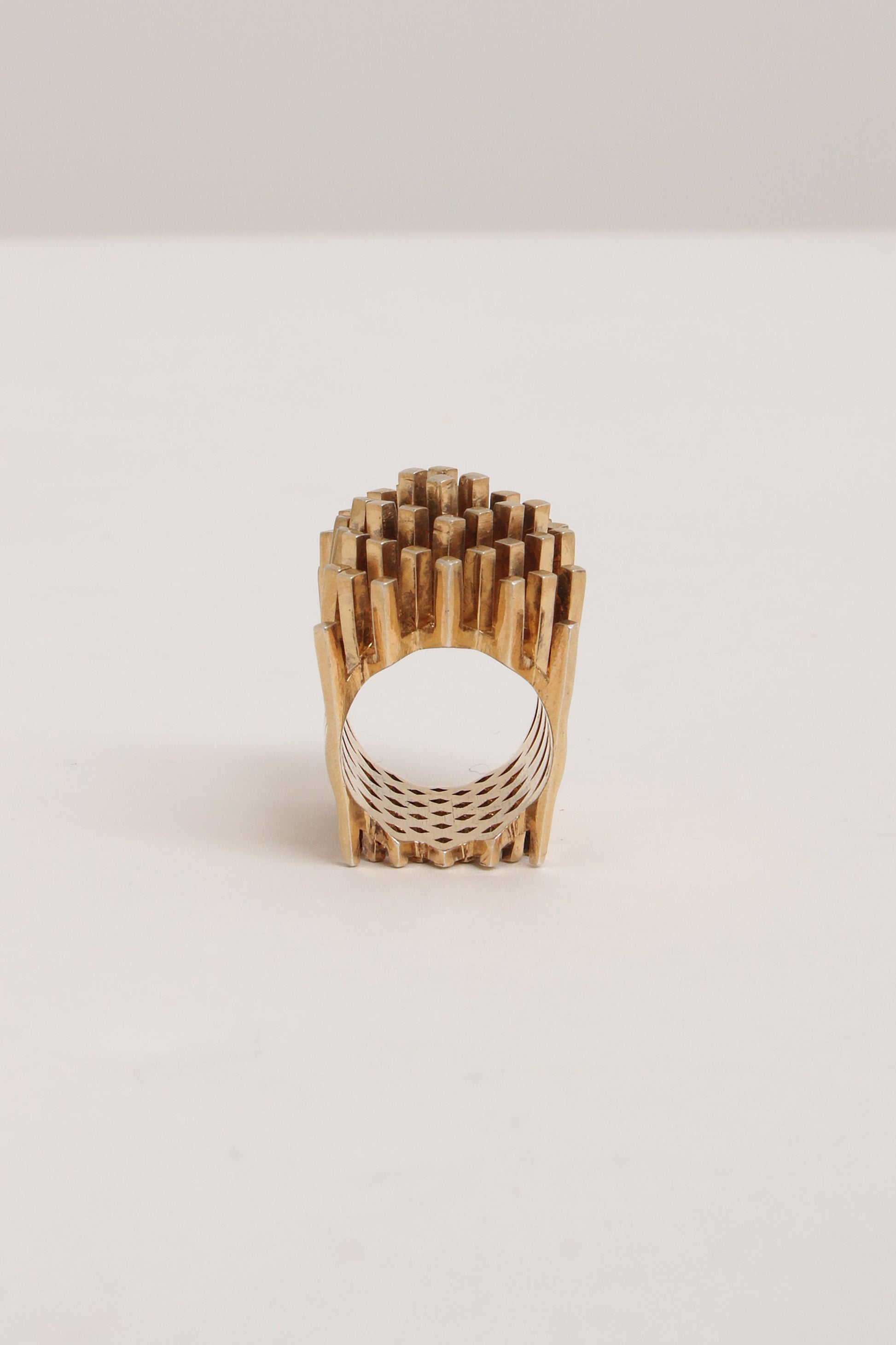Gold - Plated Silver Design Ring – 1970s - Collectors - Net.Work