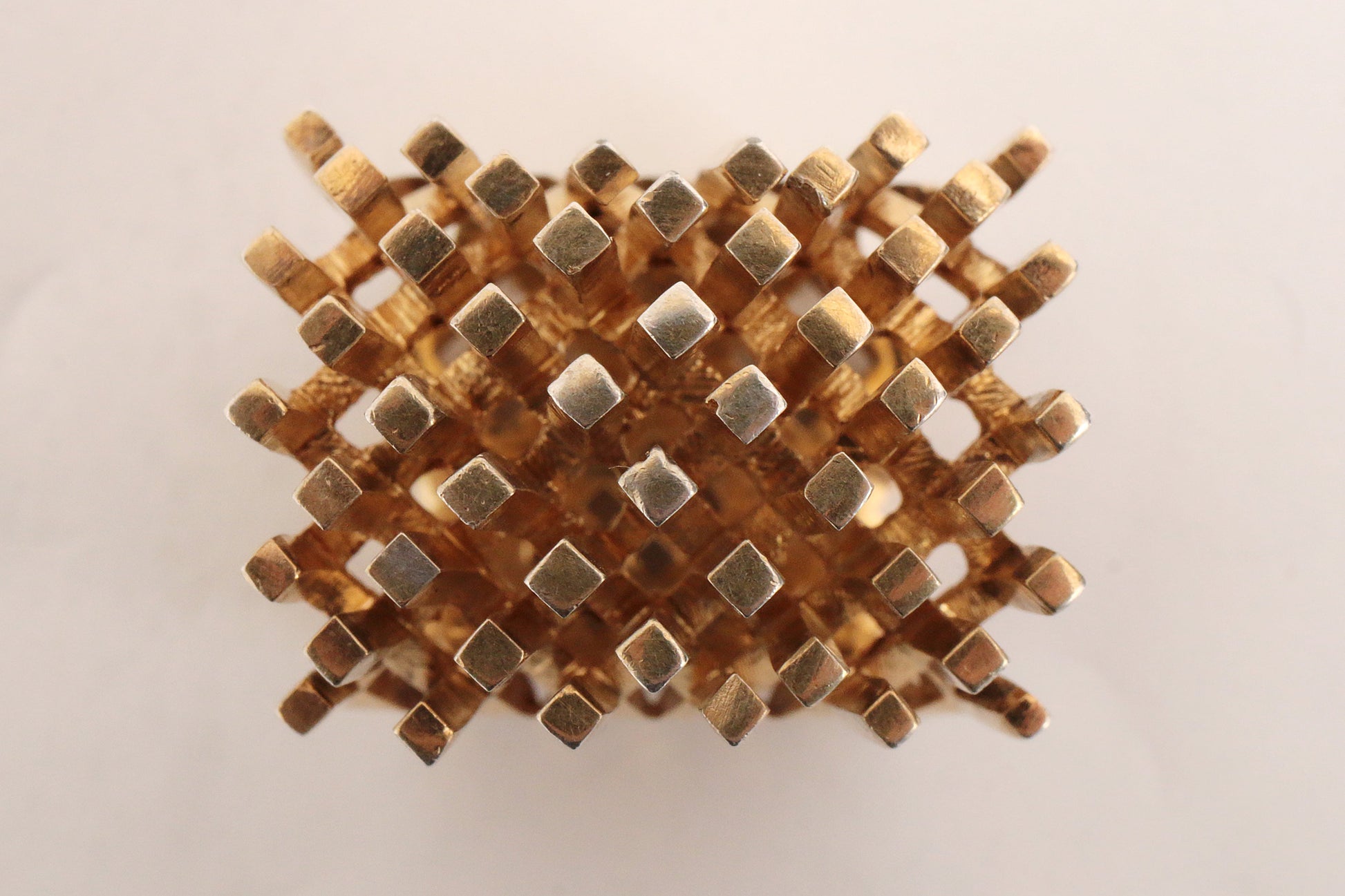 Gold - Plated Silver Design Ring – 1970s - Collectors - Net.Work