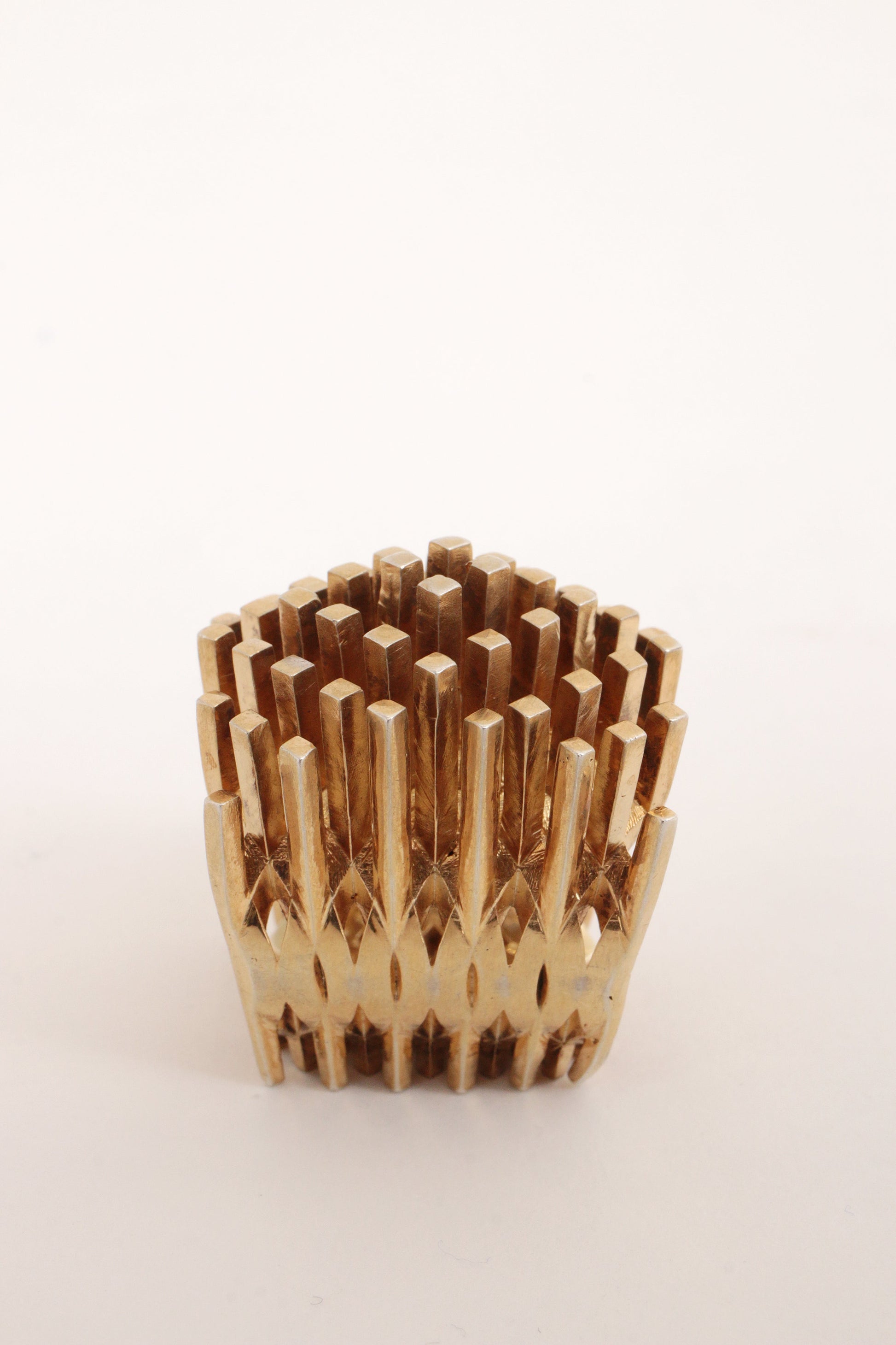 Gold - Plated Silver Design Ring – 1970s - Collectors - Net.Work