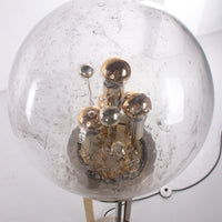 Gold "Sputnik" Floor Lamp by Doria Leuchten, Germany, 1970s