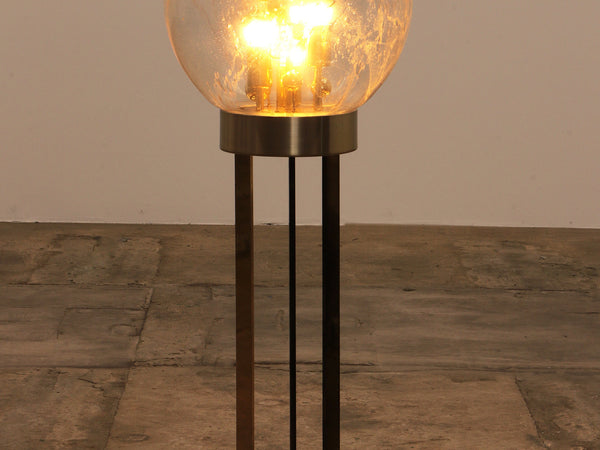 Gold "Sputnik" Floor Lamp by Doria Leuchten, Germany, 1970s