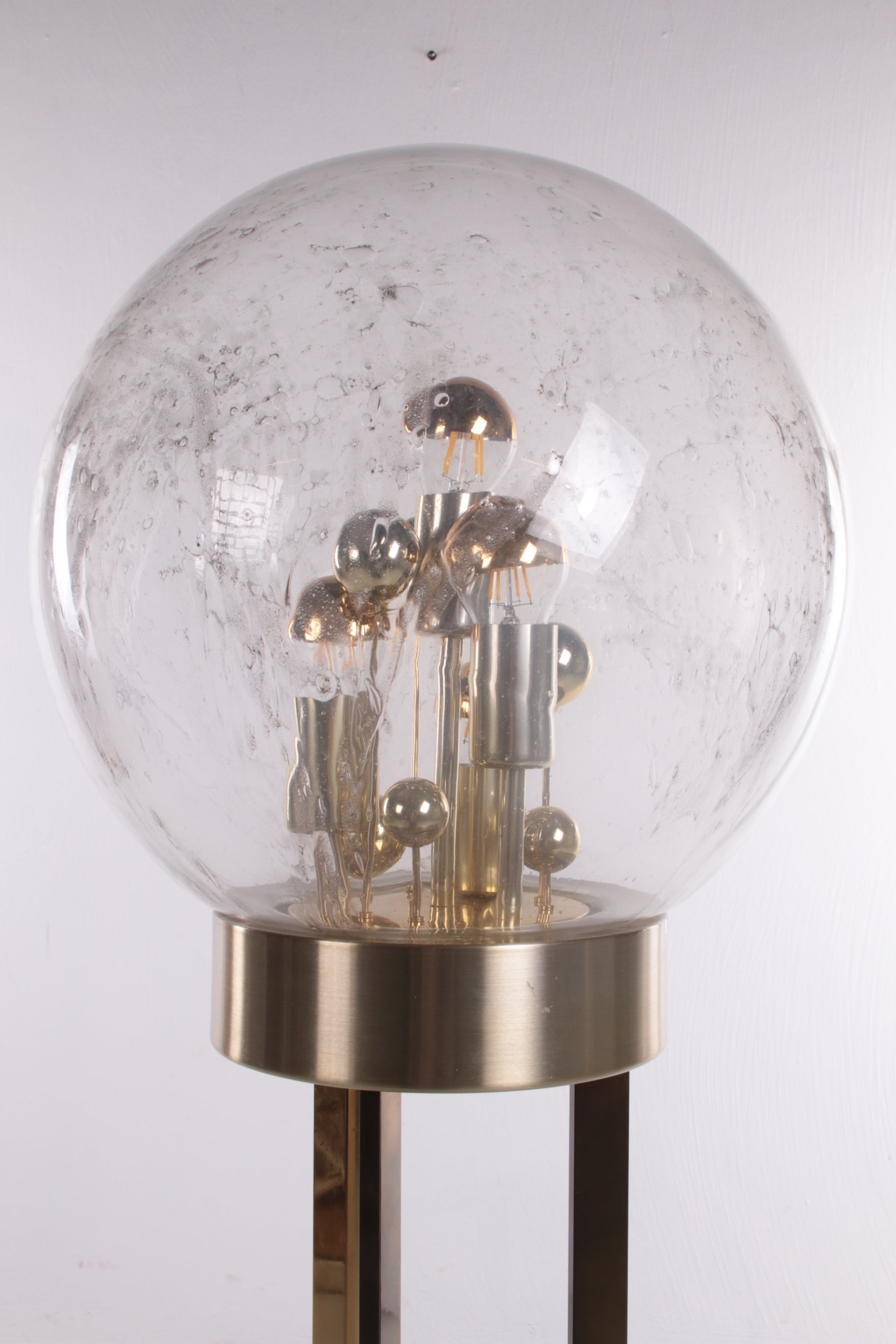 Gold "Sputnik" Floor Lamp by Doria Leuchten, Germany, 1970s - Collectors - Net.Work