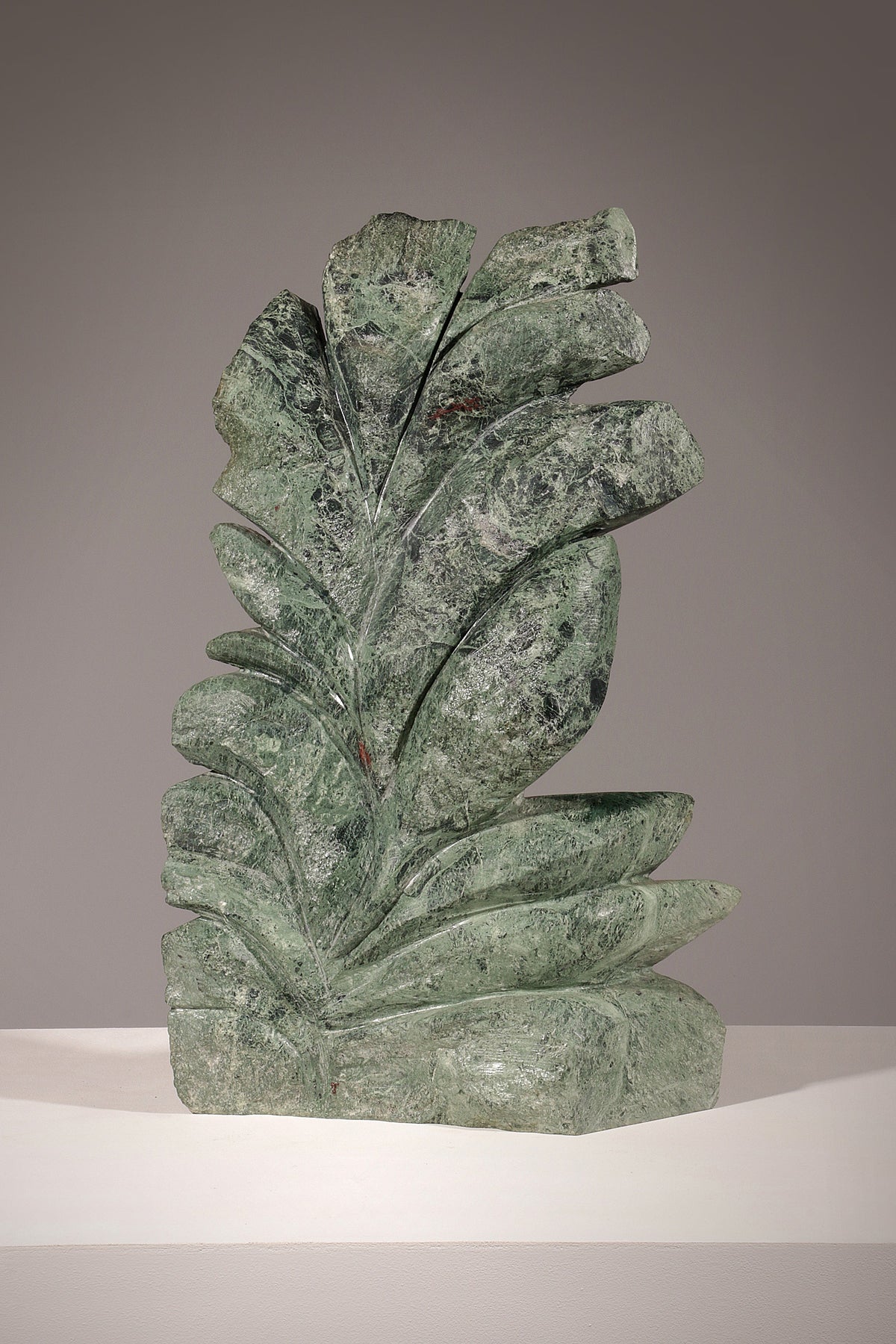 Grünes Meisterwerk aus Carrara-Marmor von Armando Rosato aus dem Jahr 1977