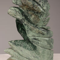 Grünes Meisterwerk aus Carrara-Marmor von Armando Rosato aus dem Jahr 1977