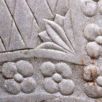 Zwei handgefertigte große Elefantenstatuen aus Marmor