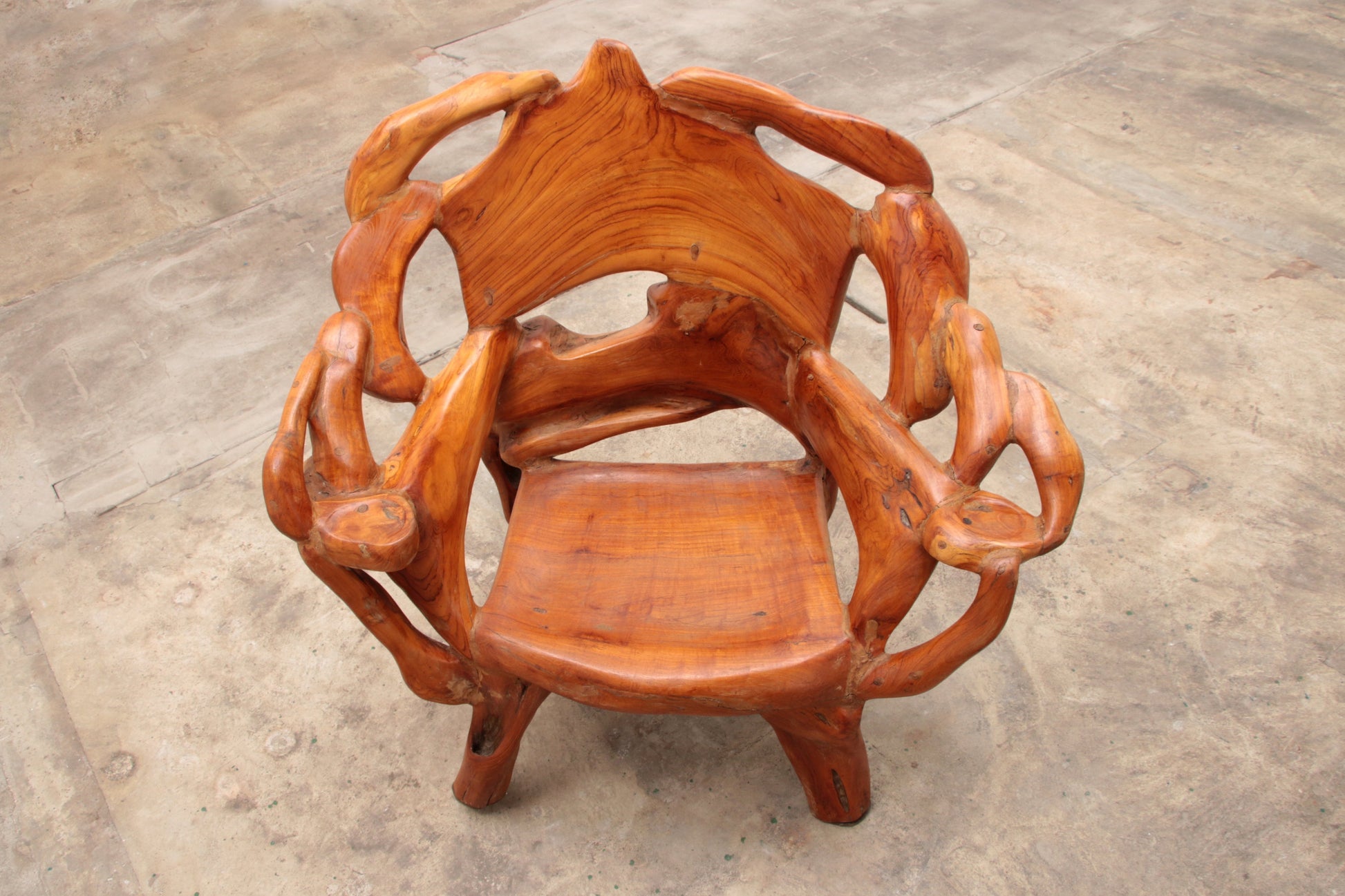 Handcrafted Reclaimed Teak Armchair by Andrianna Shamaris - Collectors - Net.Work