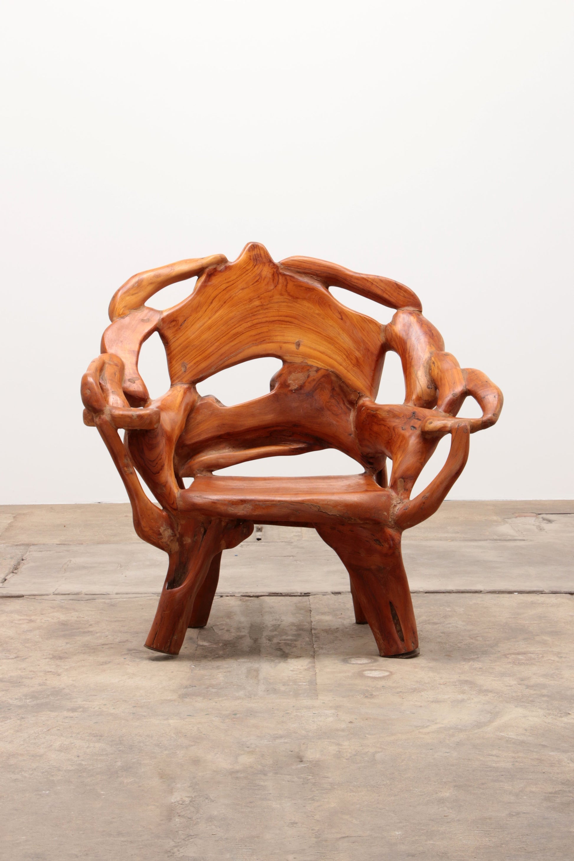 Handcrafted Reclaimed Teak Armchair by Andrianna Shamaris - Collectors - Net.Work