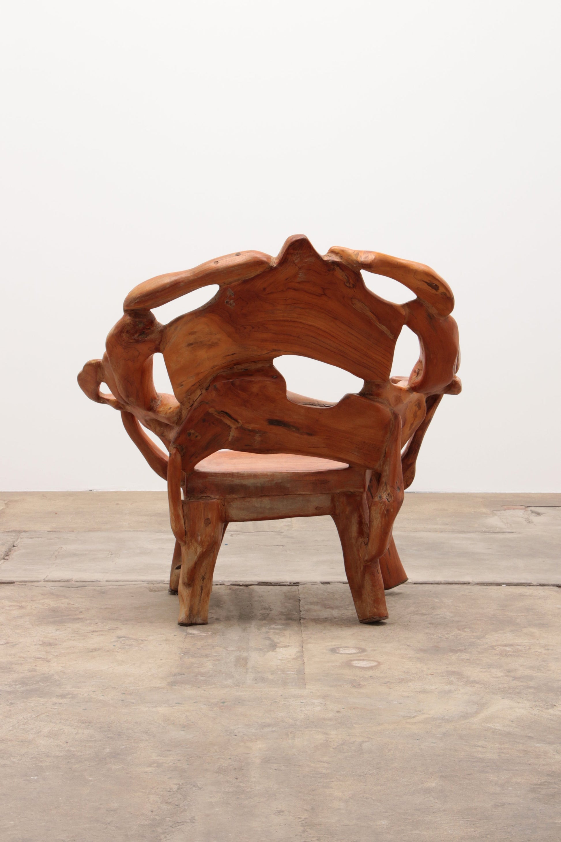 Handcrafted Reclaimed Teak Armchair by Andrianna Shamaris - Collectors - Net.Work