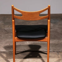 Hans J. Wegner Eetkamerset 8 CH29 Sawbuck Stoelen & AT 310 Tafel