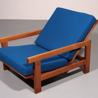 Hans J Wegner GE421 Getama Eichen-Relaxsessel mit verstellbarer Rückenlehne