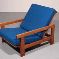 Hans J Wegner GE421 Getama Eichen-Relaxsessel mit verstellbarer Rückenlehne