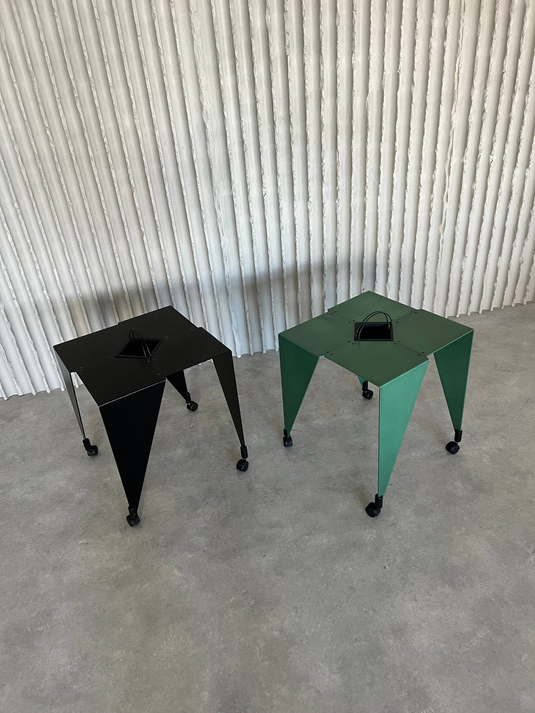Harlequin Side Tables by Errebi, Italy, 1980s - Collectors-Net.Work