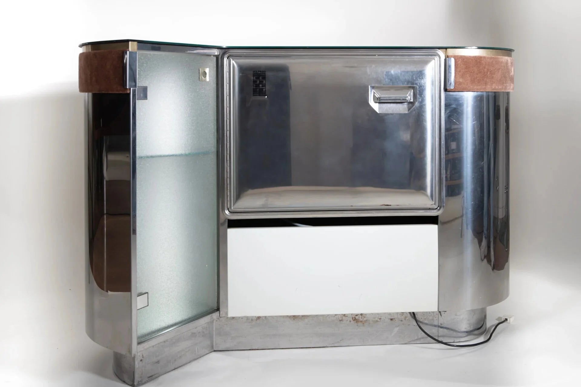 Hollywood regency Bar by Willy Rizzo, 1970s - COLLECTORS RDAM