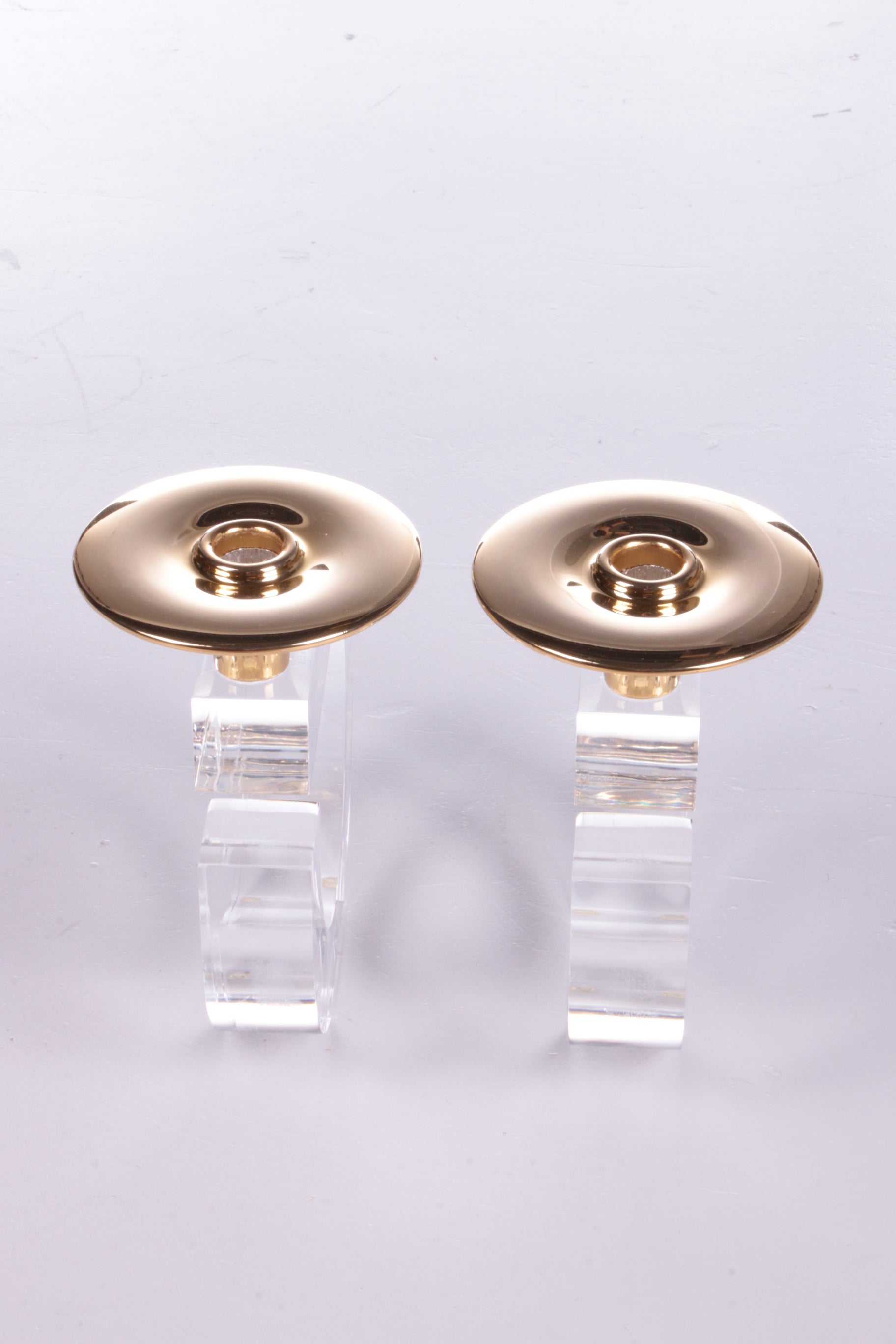 Hollywood Regency Set of Plexiglas Candlesticks, 1970 - Collectors - Net.Work