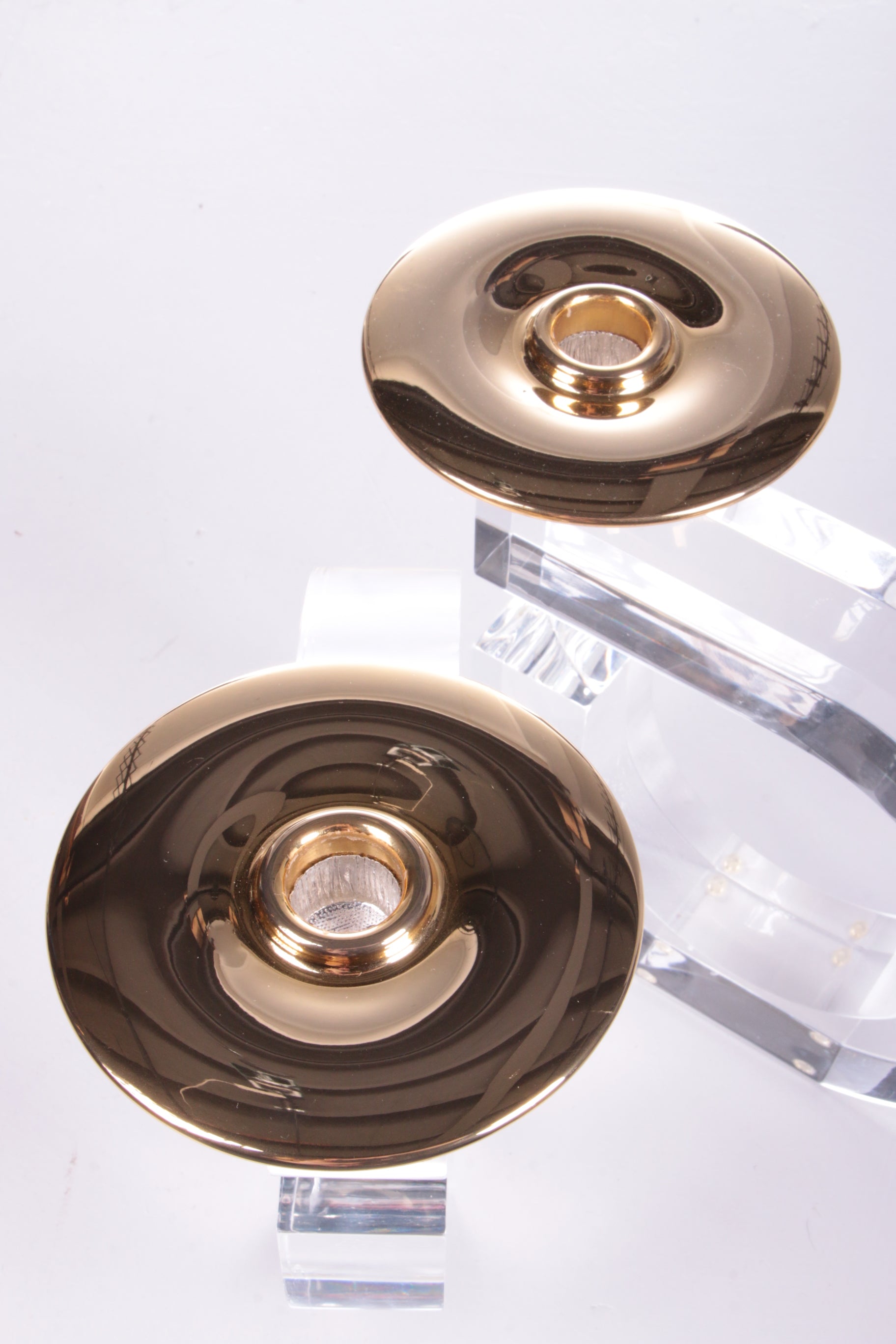 Hollywood Regency Set of Plexiglas Candlesticks, 1970 - Collectors - Net.Work