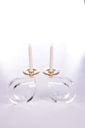 Hollywood Regency Set of Plexiglas Candlesticks, 1970 - Collectors - Net.Work