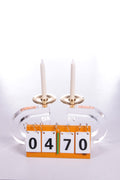Hollywood Regency Set of Plexiglas Candlesticks, 1970 - Collectors - Net.Work