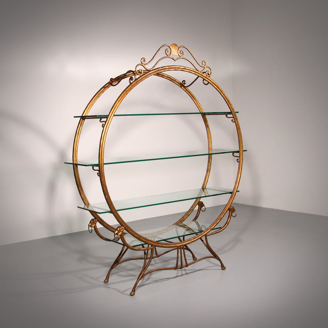 Hollywood Regency Wall Unit or roomdivider from Carlton Hotel Copehagen 1950 - Collectors - Net.Work